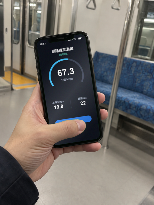 【實體卡】日本上網卡 PLUS|真吃到飽不降速|KDDI/Softbank-T|網速示意 SIM88-UGC-POS2