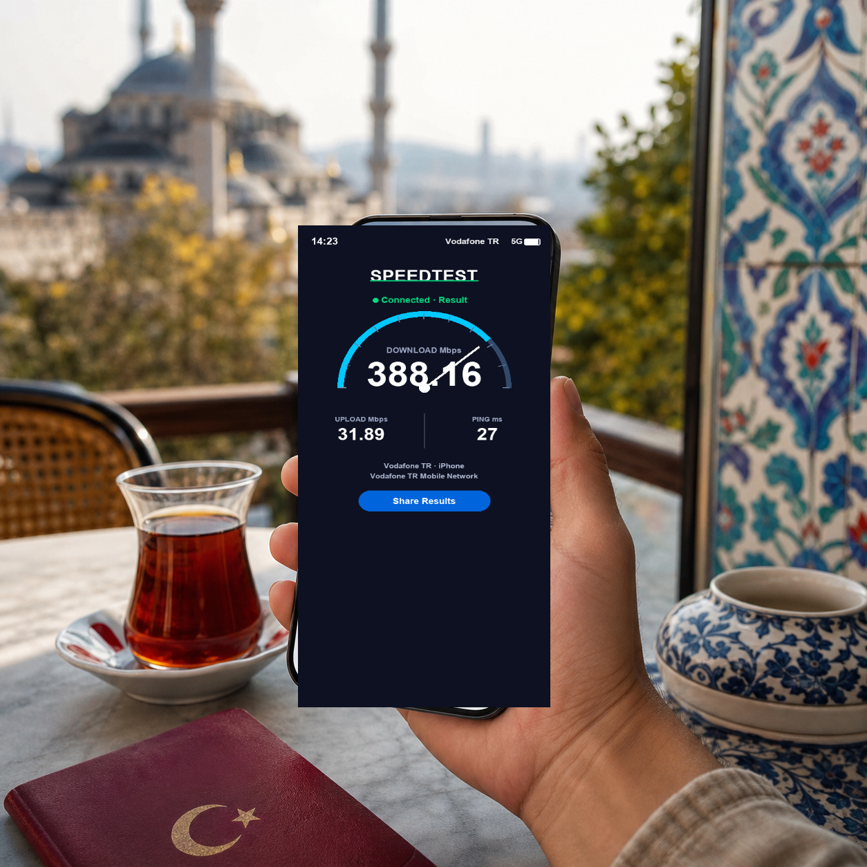 【實體卡】土耳其上網卡|每日1-3GB|4G/5G高速|實測網速 SIM88-UGC-POS2