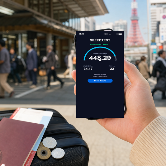 【eSIM】日本上網卡|5G高速總量型|KDDI/Softbank雙電信|實測網速 SIM88-UGC-POS2