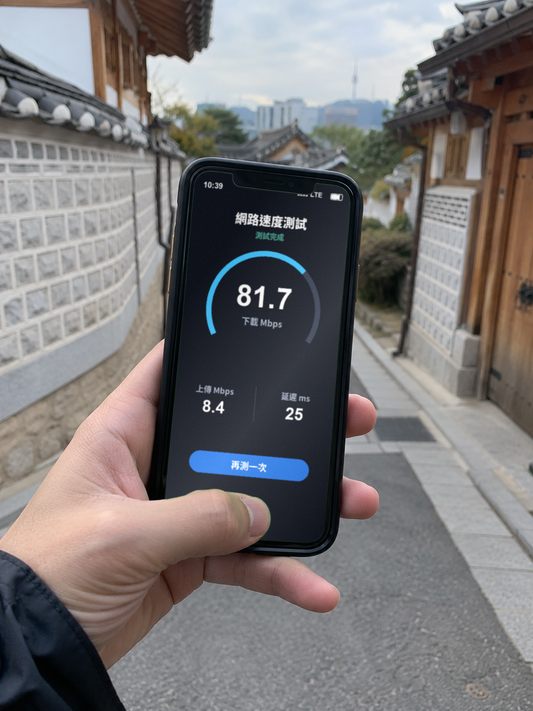 【eSIM】韓國上網卡 Ultra|全程不降速|韓國原生線路|重度首選|網速示意 SIM88-UGC-POS2