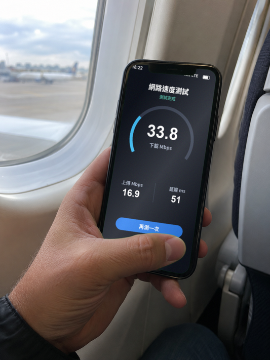 【eSIM】亞美澳24+國上網卡|高速總量型|跨國多區暢遊|不斷線|網速示意 SIM88-UGC-POS2