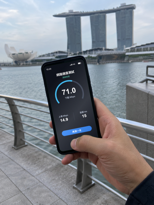 【eSIM】東南亞5地上網卡|30天300GB大流量|新馬泰印+香港|網速示意 SIM88-UGC-POS2