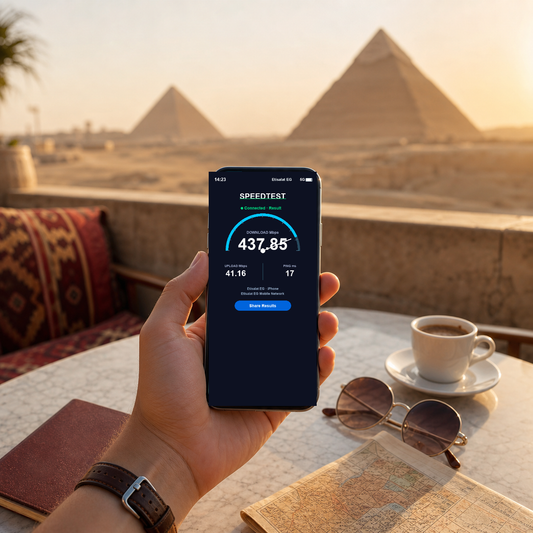 【eSIM】埃及上網卡|每日500MB輕量型|Etisalat電信|實測網速 SIM88-UGC-POS2