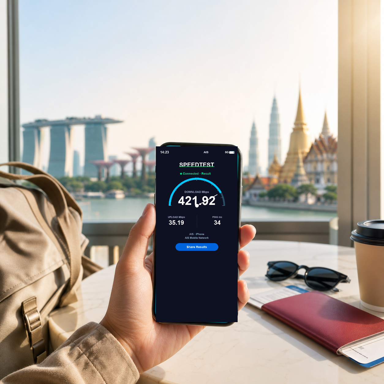 【eSIM】新馬泰上網卡 PLUS|真吃到飽不降速|新加坡/馬來西亞/泰國|實測網速 SIM88-UGC-POS2