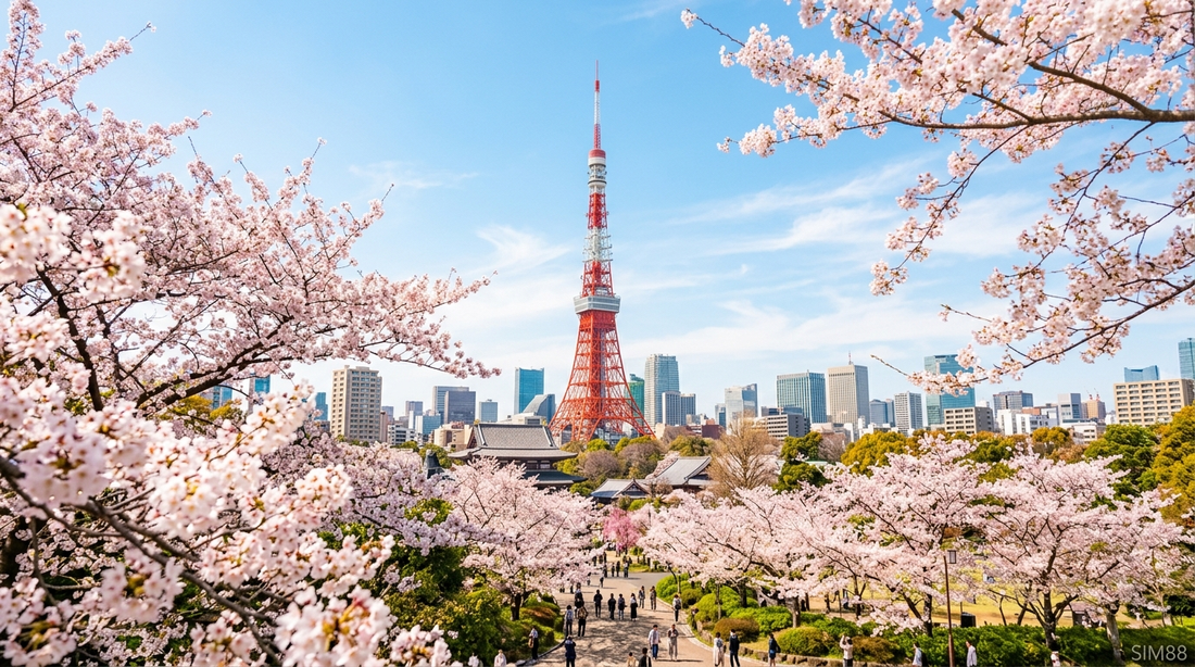 【2026 日本賞櫻自由行】東京/京都/大阪櫻花預測、滿開時間、必去景點、上網卡推薦 | SIM88 旅遊上網攻略