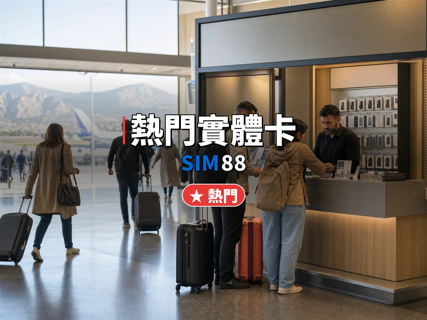熱門目的地實體SIM卡｜SIM88