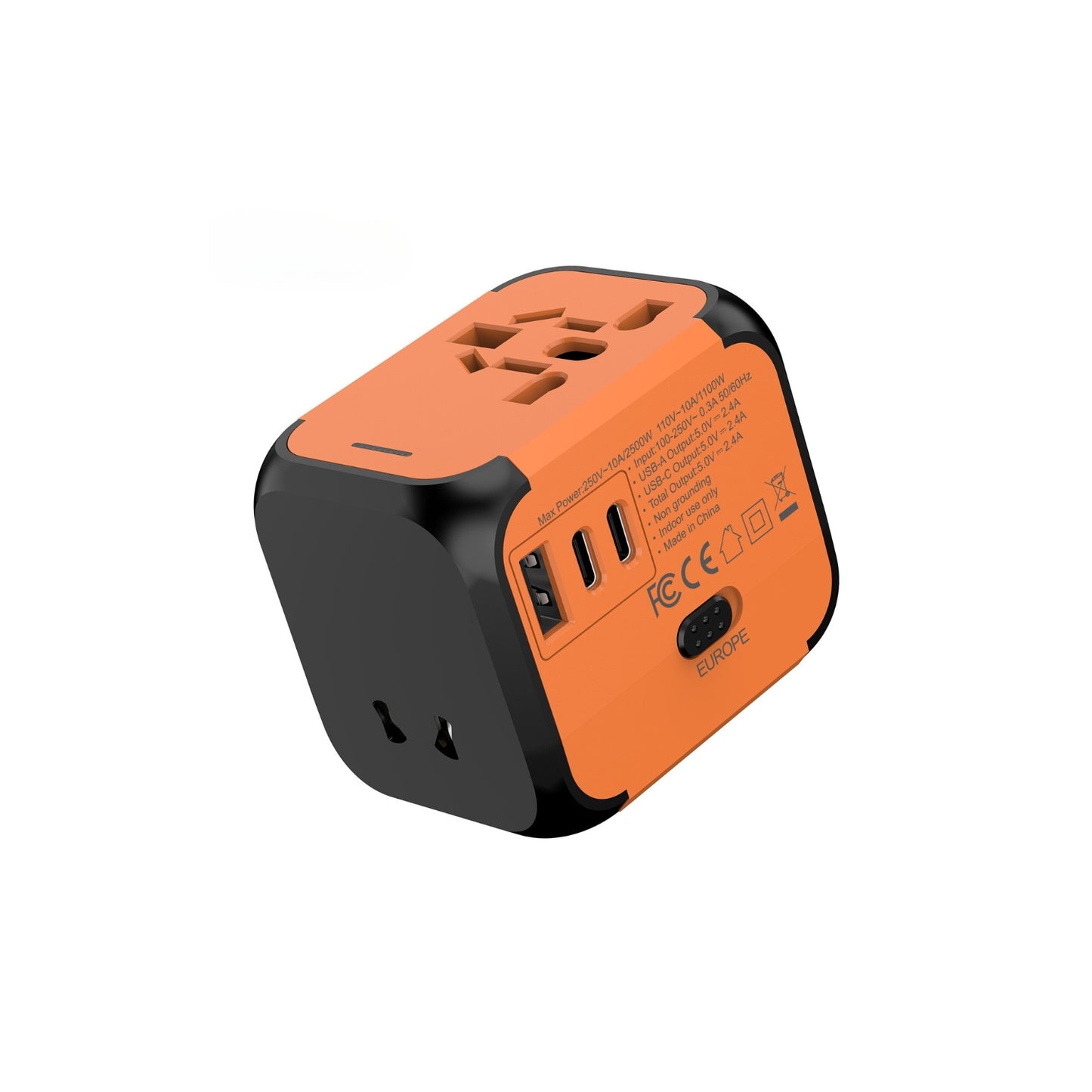 一顆就夠 全球多國轉接頭 | 110V~250V