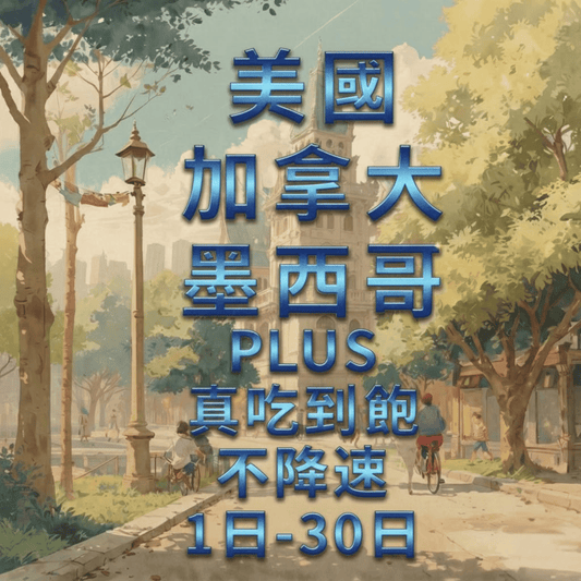 【eSIM】加拿大墨西哥美國網卡 無限流量吃到飽 長期方案 一卡通用 即買即用