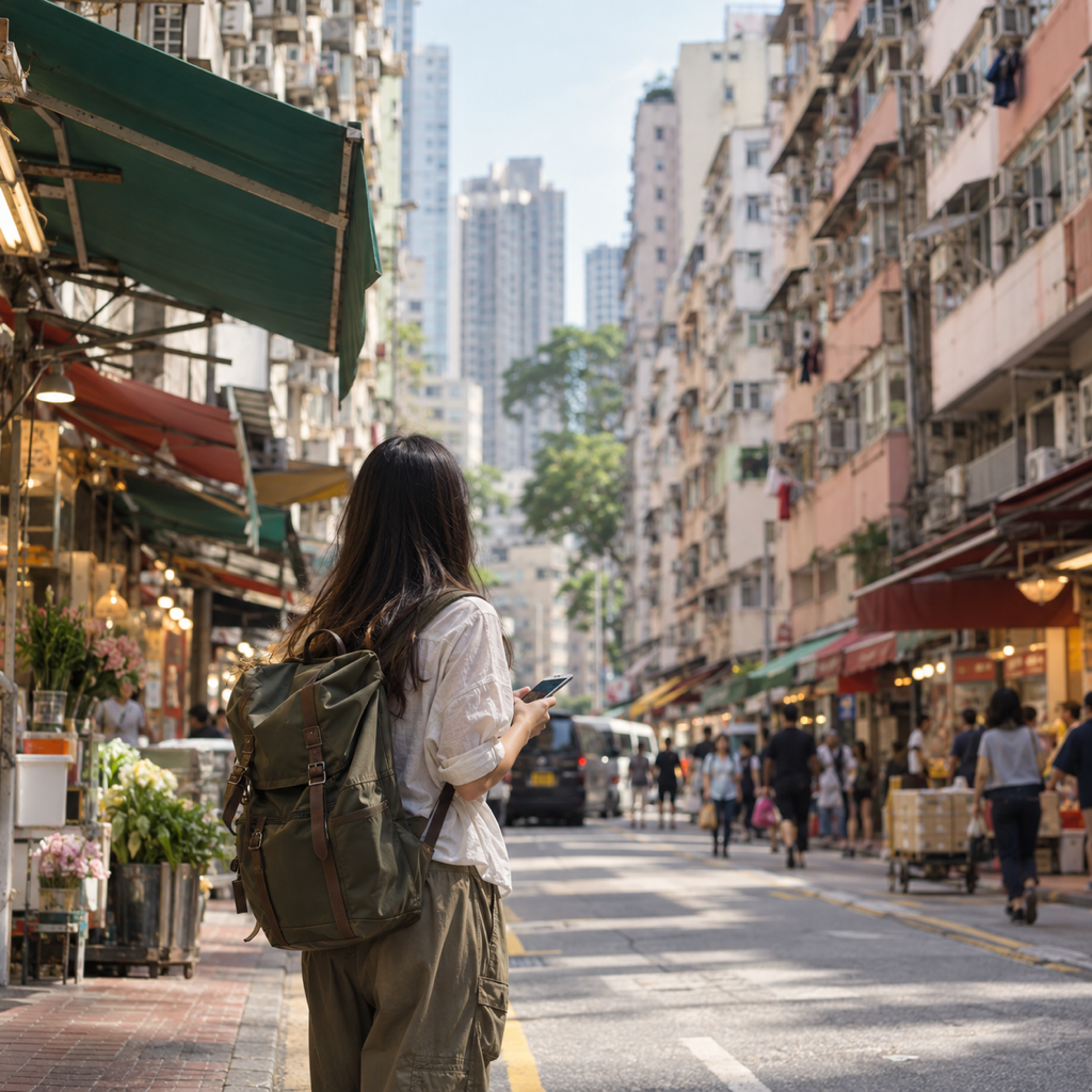 港澳旅遊生活照｜【eSIM】港澳上網卡 MAX｜每日5G高速1GB+降速吃到飽｜免實名｜SIM88