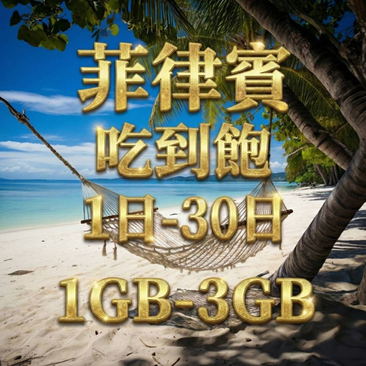 【eSIM】菲律賓5G高速日流量吃到飽方案｜Globe、SMART雙電信｜每日高速用量達上限後降速無限使用，菲律賓全境暢遊上網