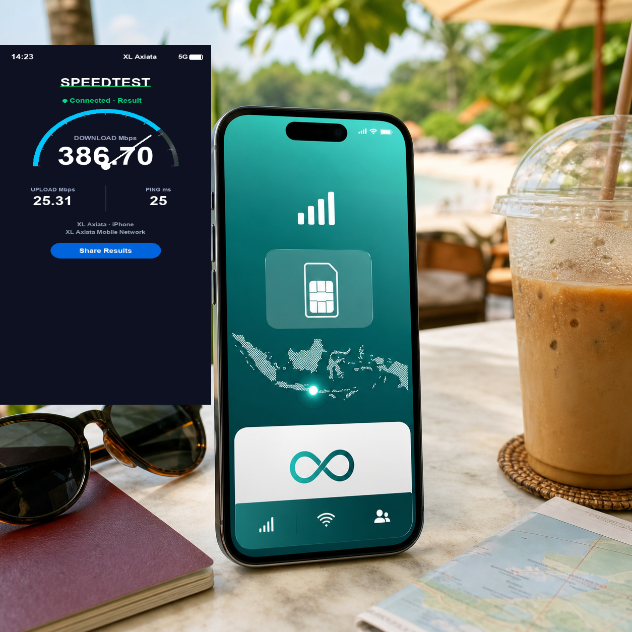 【eSIM】印尼上網卡 PLUS｜真吃到飽不降速｜Telkomsel電信｜實測網速 SIM88-UGC-POS2