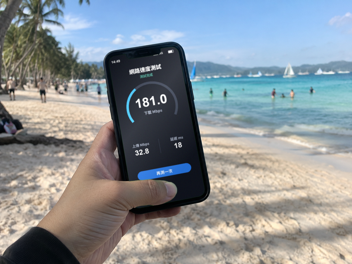 【實體卡】菲律賓 無限流量吃到飽 4G/5G 免設定 即插即用｜網速示意 SIM88-UGC-POS2