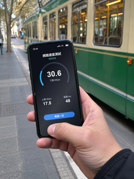 【實體卡】紐澳上網卡｜每日500MB輕量型｜Optus/TNZ｜網速示意 SIM88-UGC-POS2