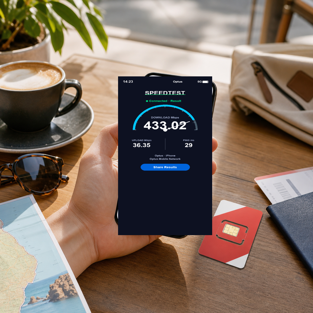 【實體卡】澳洲上網卡｜總量3-50GB｜4G/5G｜實測網速 SIM88-UGC-POS2