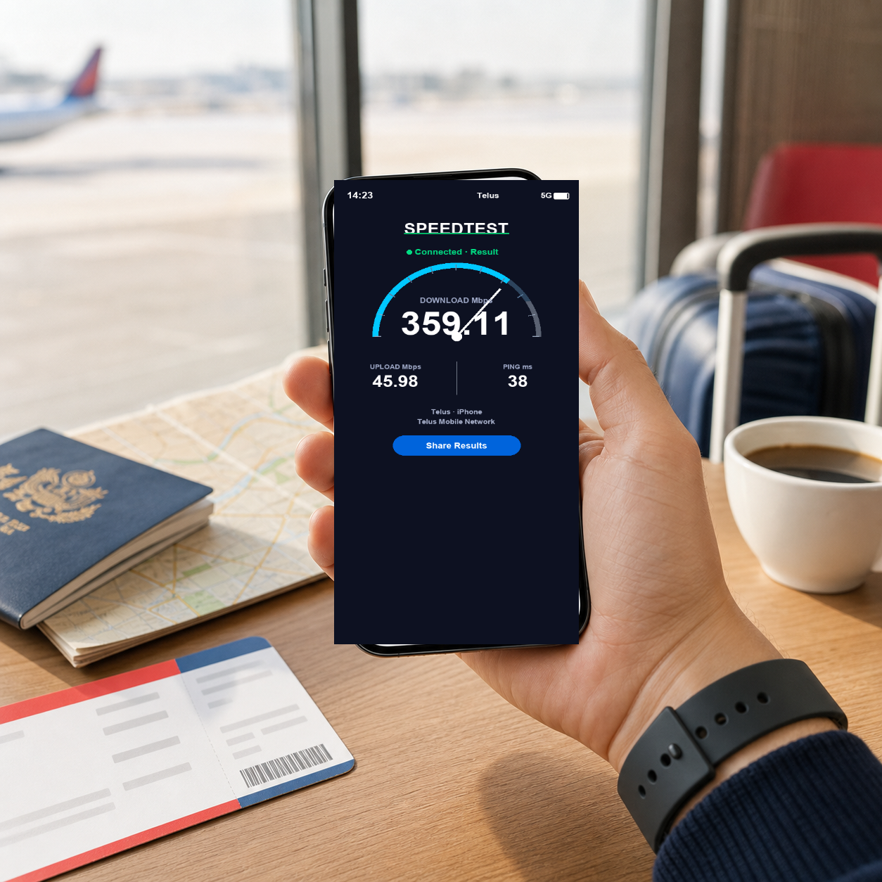 【eSIM】環球79國上網卡（含美加）｜每日500MB輕量型｜T-Mobile/Bell電信｜實測網速 SIM88-UGC-POS2