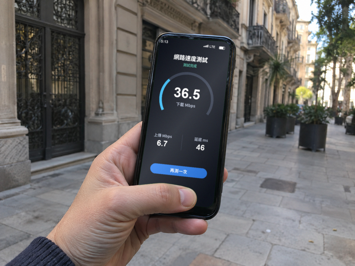 【eSIM】歐洲上網卡 PLUS 35+國｜真吃到飽不降速｜歐洲原生電信｜網速示意 SIM88-UGC-POS2