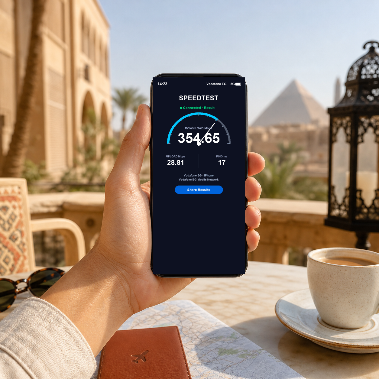 【eSIM】埃及上網卡｜每日高速吃到飽｜Etisalat電信｜1-30天｜實測網速 SIM88-UGC-POS2