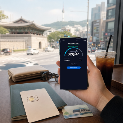 【eSIM】韓國上網卡｜每日500MB輕量型｜韓國主要電信｜1-30天｜實測網速 SIM88-UGC-POS2