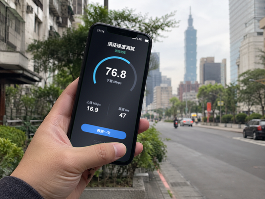 【eSIM】台灣上網卡 PLUS 免實名｜真吃到飽不降速｜中華電信｜網速示意 SIM88-UGC-POS2