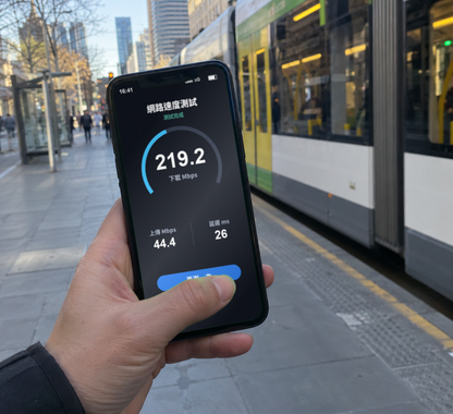 【實體卡】紐澳上網卡｜每日1-3GB｜4G/5G高速｜網速示意 SIM88-UGC-POS2