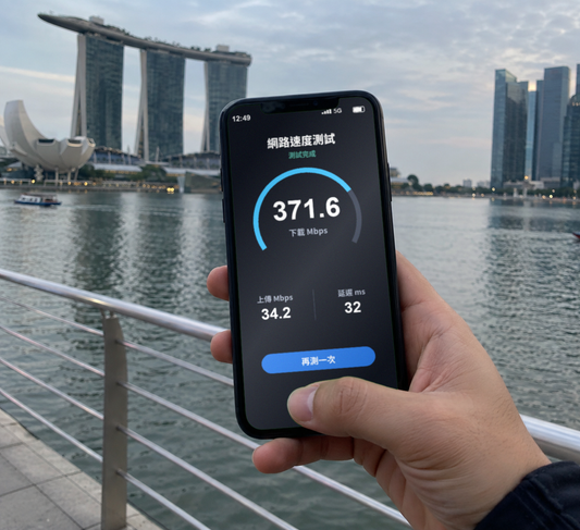 【實體卡】新馬上網卡｜每日1-3GB｜4G/5G高速｜網速示意 SIM88-UGC-POS2