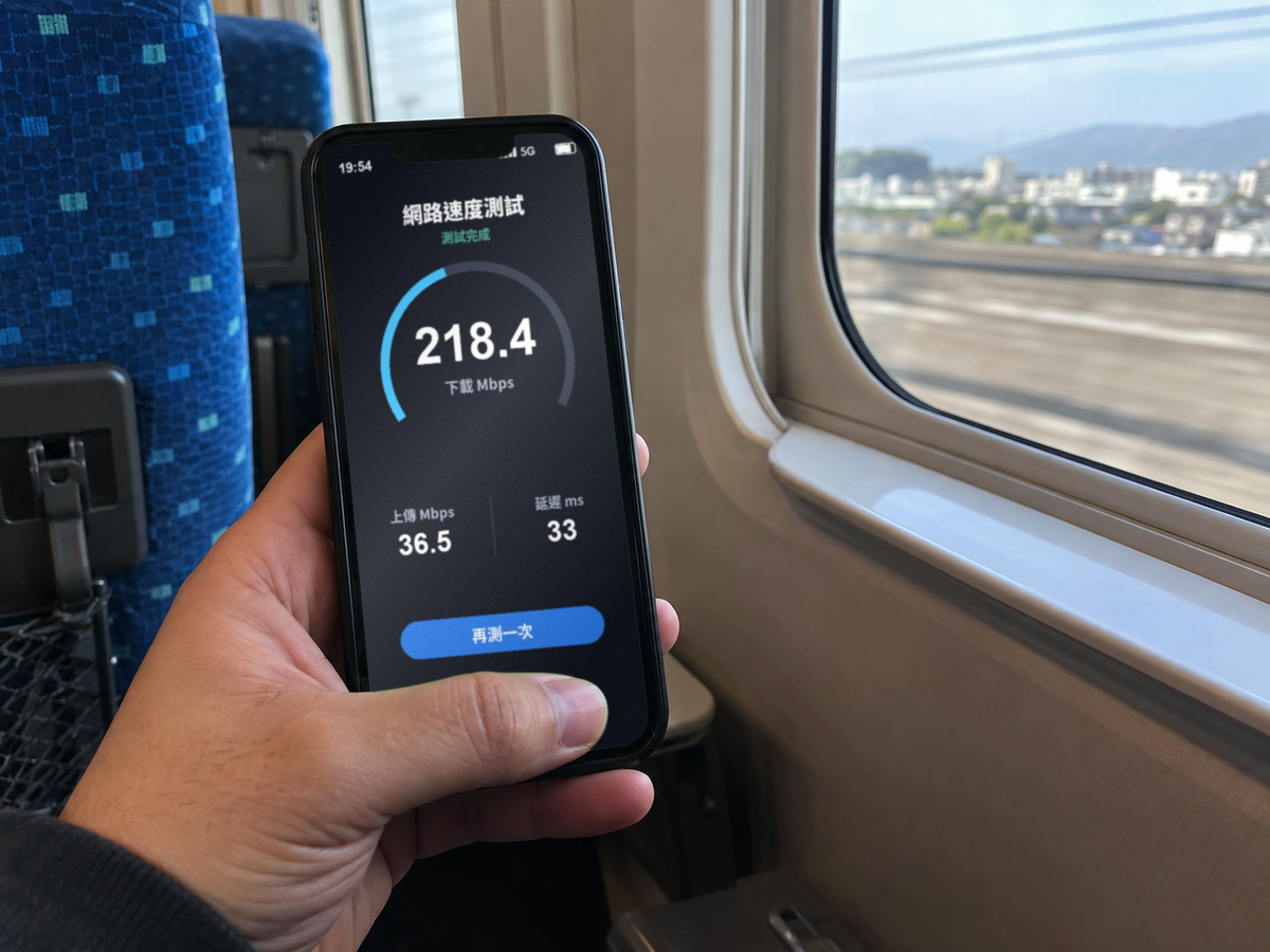 【eSIM】日本上網卡 PLUS｜真吃到飽不降速｜4G/5G高速｜KDDI/Softbank｜網速示意 SIM88-UGC-POS2