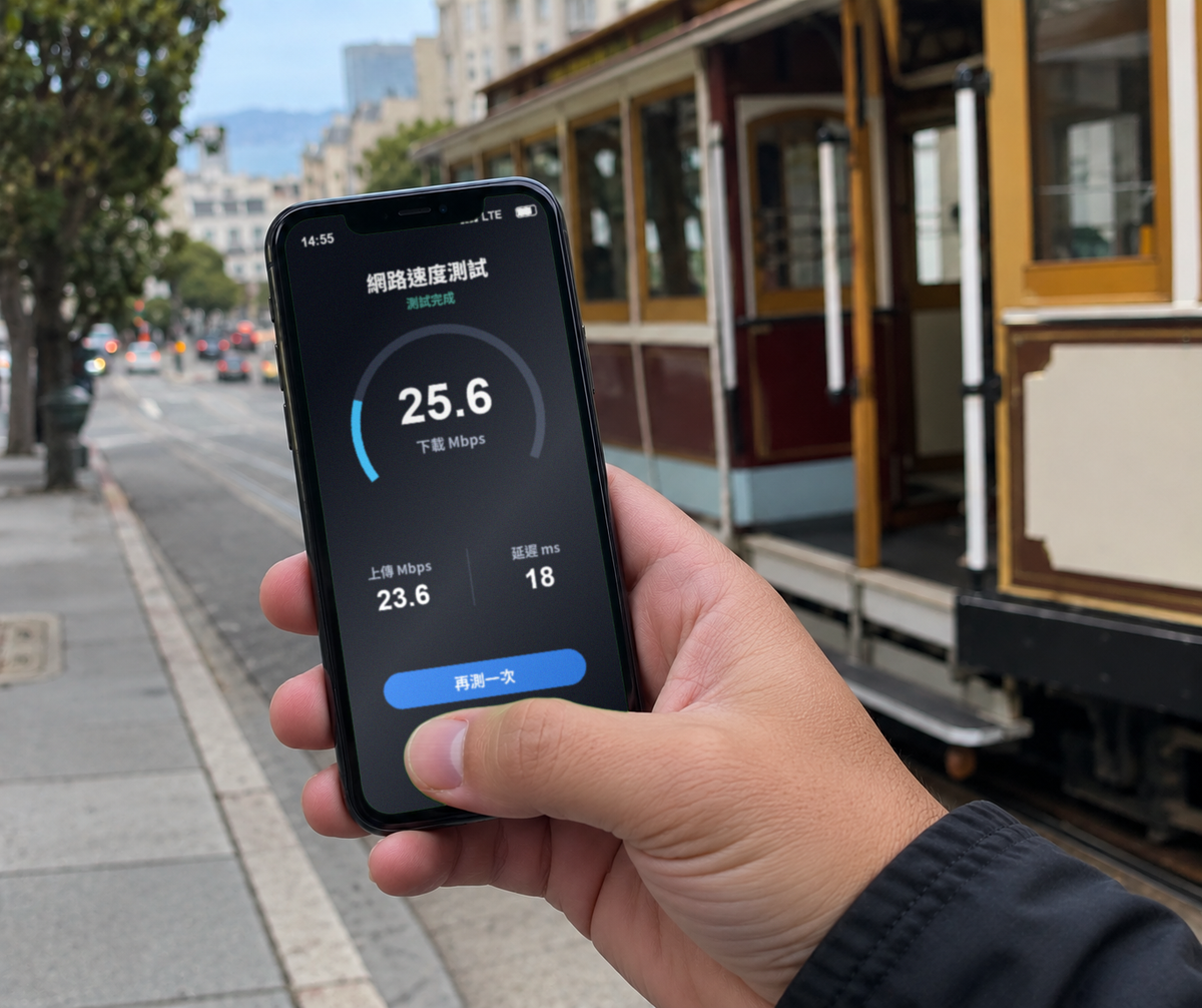 【eSIM】環球79國上網卡（含美加）｜每日500MB輕量型｜T-Mobile/Bell電信｜網速示意 SIM88-UGC-POS2