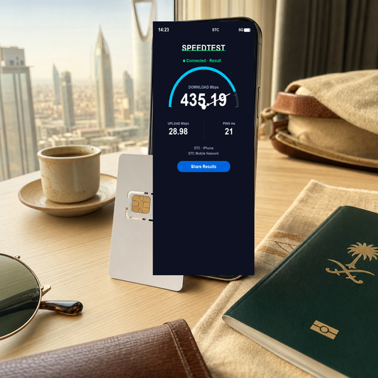 【實體卡】沙烏地阿拉伯上網卡｜總量3-50GB｜4G/5G｜實測網速 SIM88-UGC-POS2