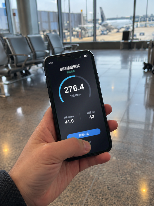 【eSIM】歐洲 41 國｜總量型流量｜4G/5G高速｜Vodafone/Orange｜網速示意 SIM88-UGC-POS2