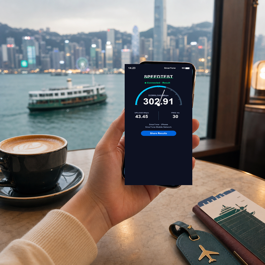 【實體卡】香港/澳門 總量型SIM卡 3-50GB 4G/5G｜實測網速 SIM88-UGC-POS2