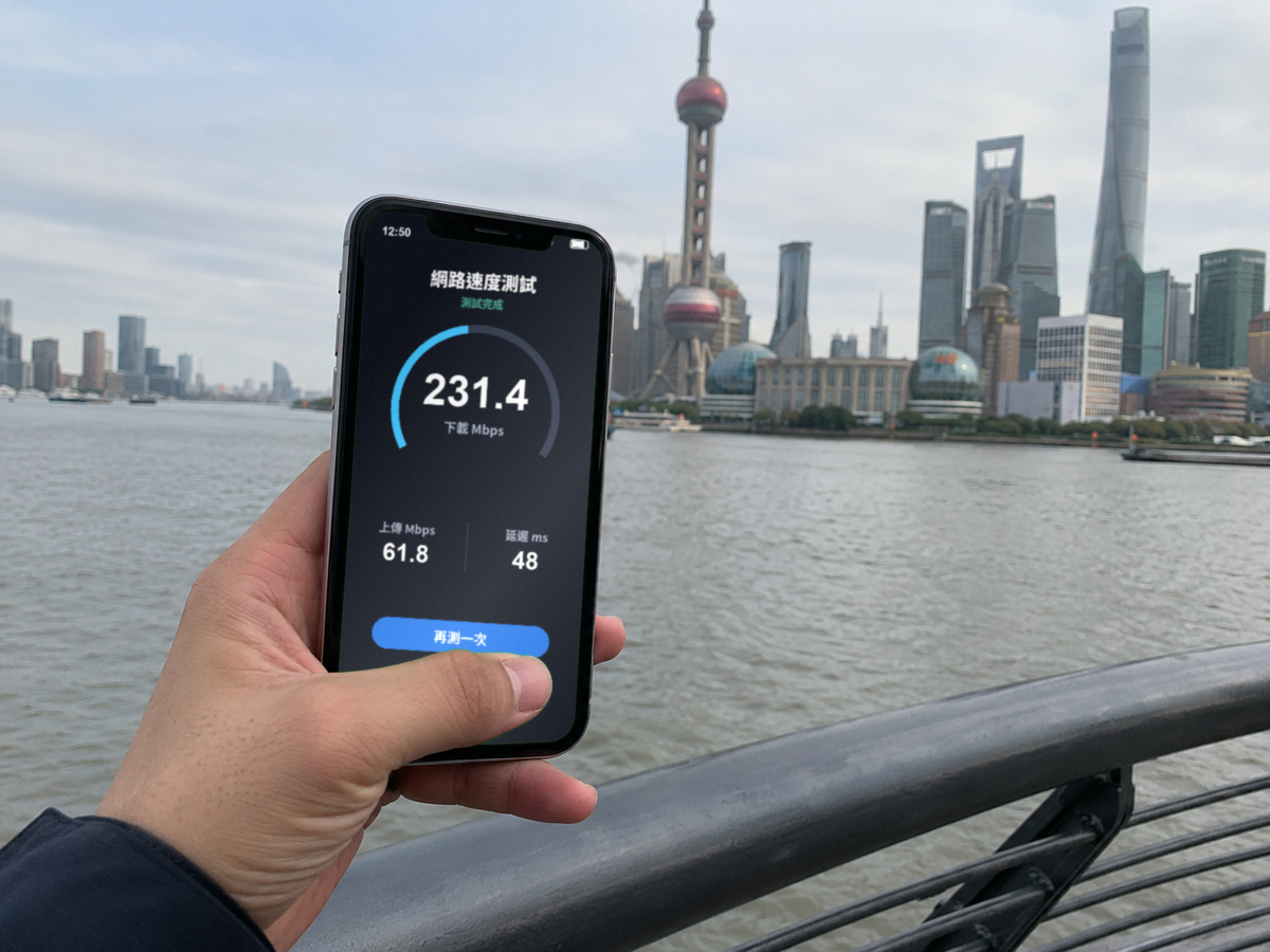 【實體卡】中國上網卡｜每日1-3GB｜4G/5G高速｜網速示意 SIM88-UGC-POS2