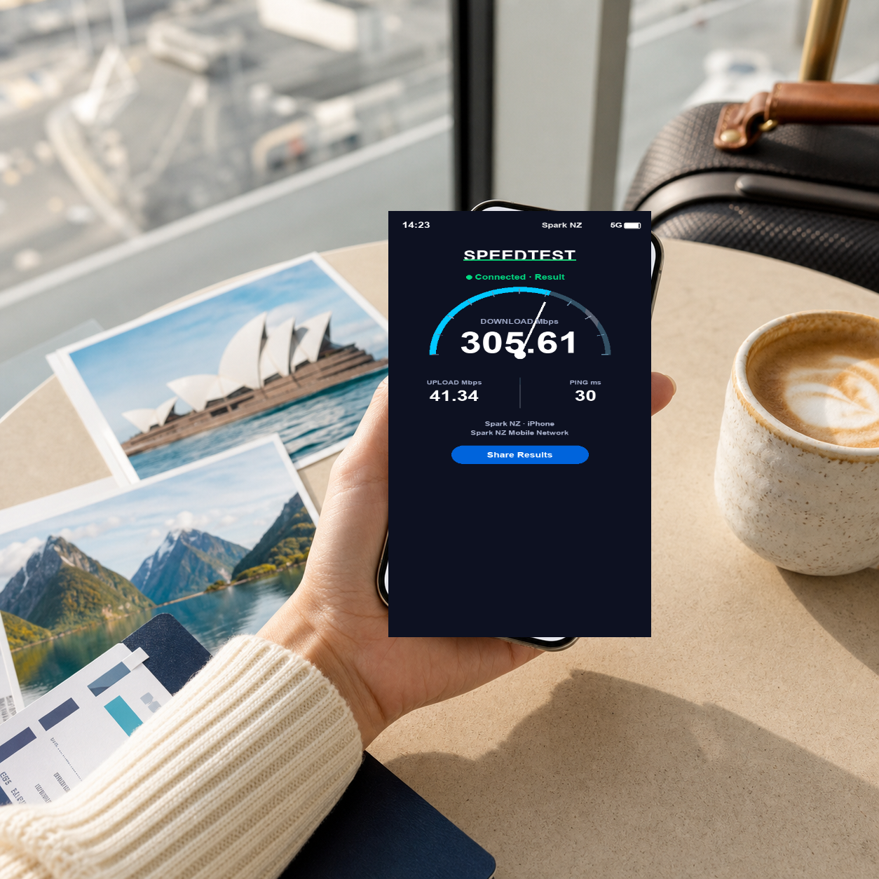 【eSIM】紐澳上網卡 MAX｜每日5G高速1GB+降速吃到飽｜Optus/TNZ電信｜實測網速 SIM88-UGC-POS2