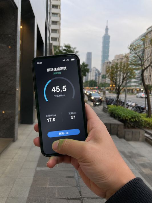 【eSIM】台灣上網卡 免實名｜每日500MB輕量型｜即買即用｜網速示意 SIM88-UGC-POS2
