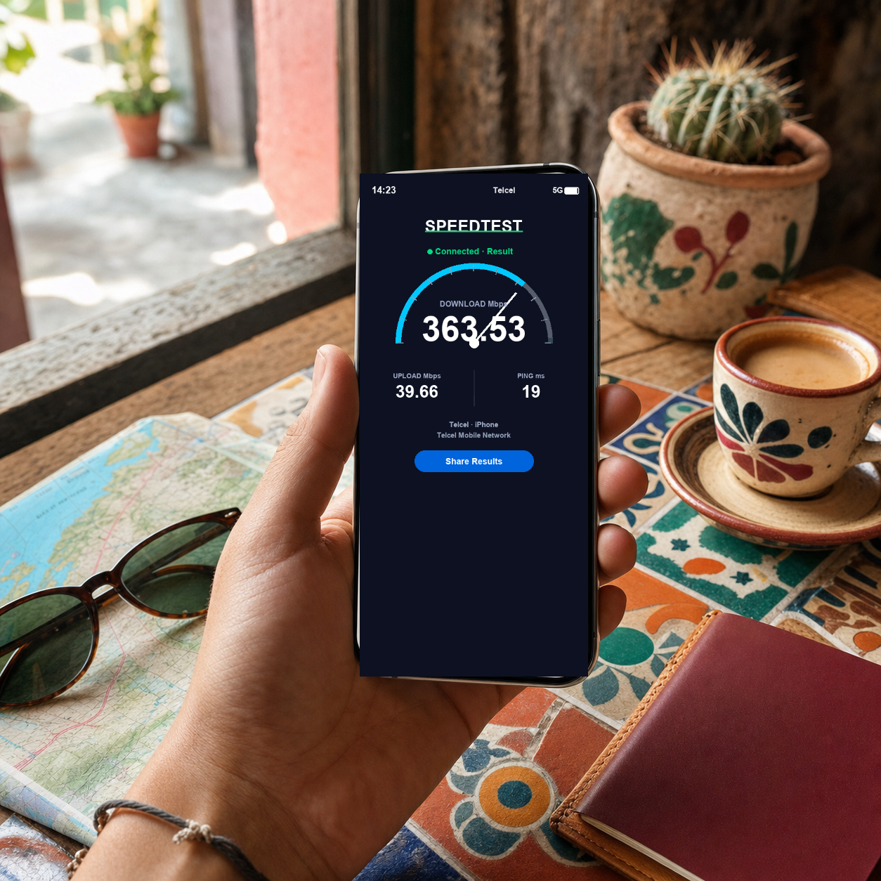 【eSIM】墨西哥上網卡 PLUS｜真吃到飽不降速｜Telcel/Movistar｜實測網速 SIM88-UGC-POS2