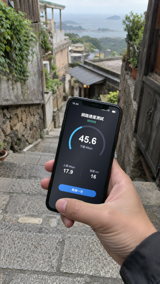 【實體卡】台灣上網卡｜3-50GB總量型｜中華電信-T｜網速示意 SIM88-UGC-POS2