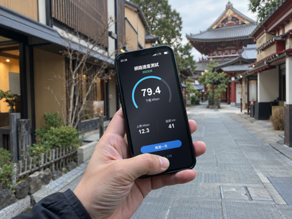 【實體卡】日本上網卡｜10-50GB總量型｜KDDI/Softbank｜網速示意 SIM88-UGC-POS2