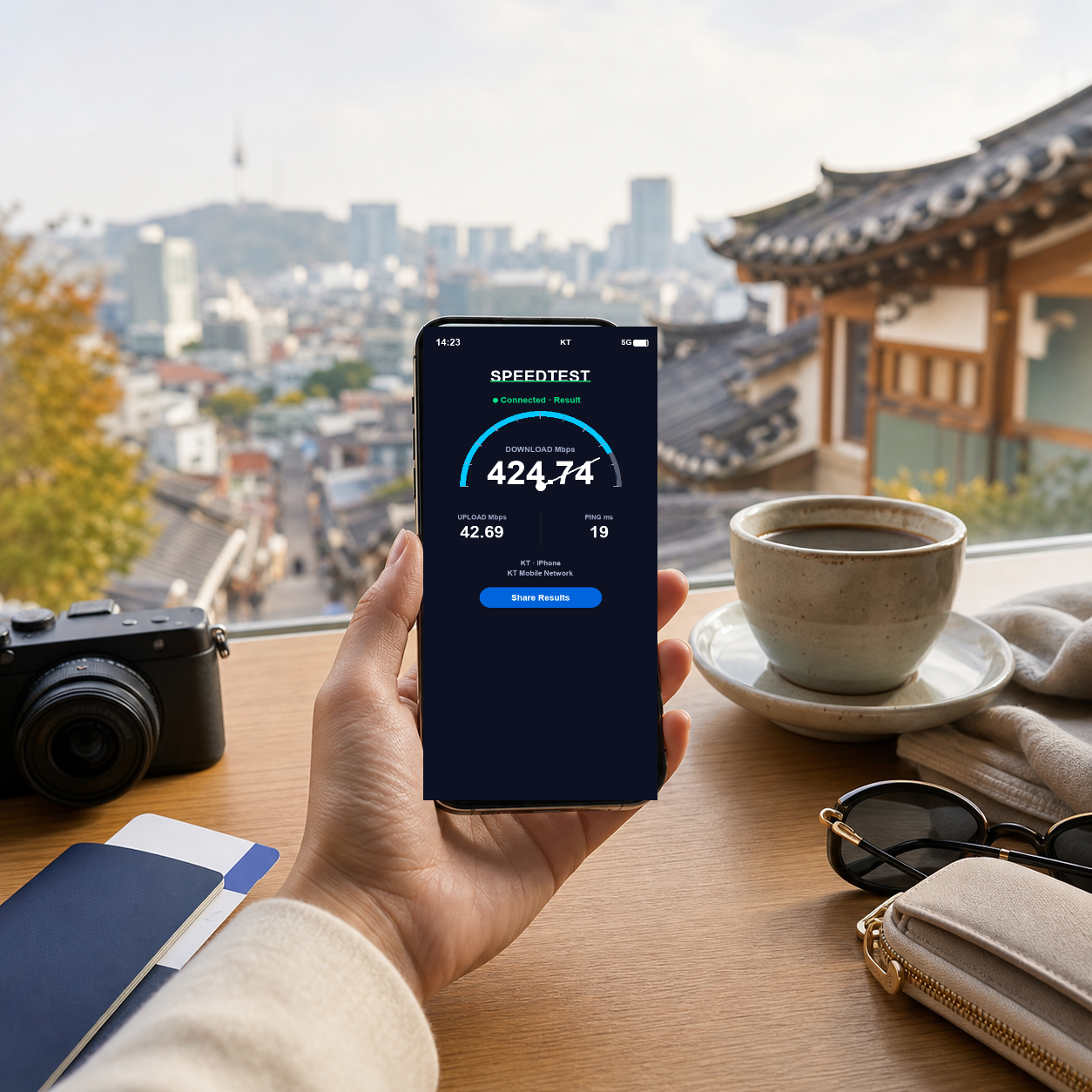 【eSIM】韓國上網卡｜每日高速吃到飽｜韓國主要電信｜1-30天｜實測網速 SIM88-UGC-POS2