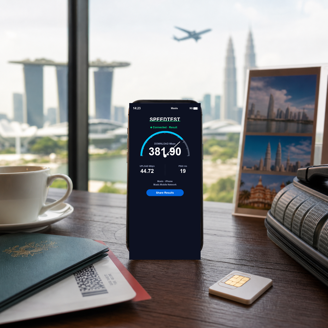 【eSIM】新馬上網卡｜吃到飽不降速｜1-30天｜跨國免換卡｜實測網速 SIM88-UGC-POS2