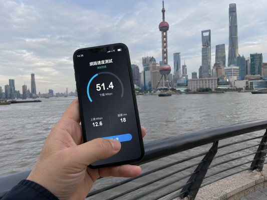 【eSIM】中港澳上網卡｜每日500MB輕量型｜去港需線上實名｜免翻牆｜網速示意 SIM88-UGC-POS2