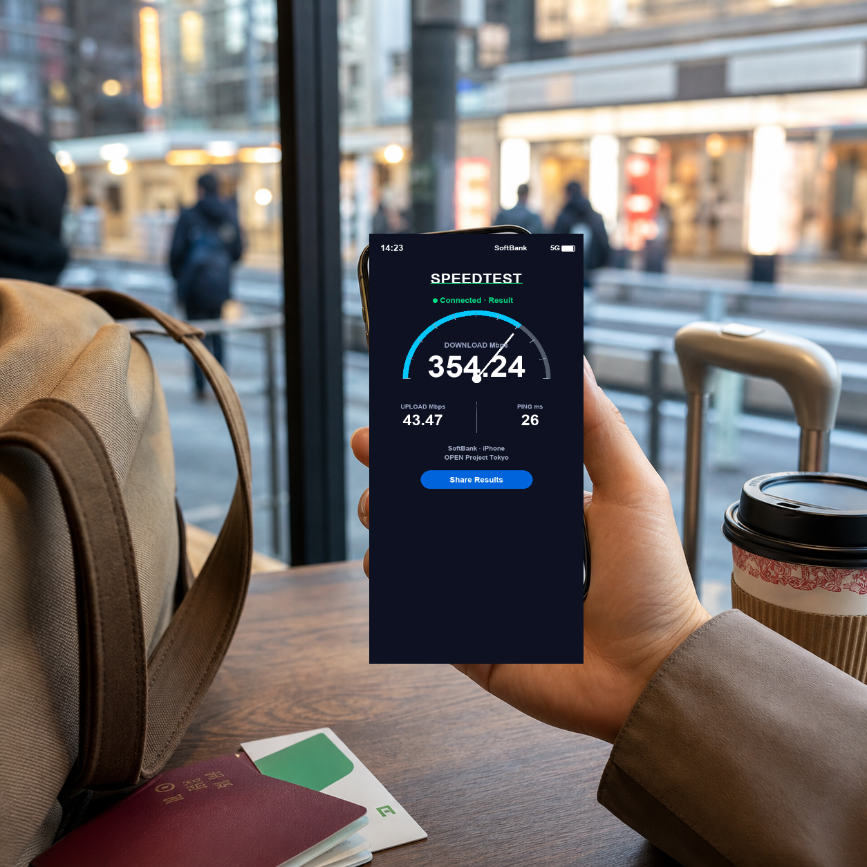 【eSIM】日本上網卡｜每日500MB輕量型｜SoftBank/KDDI雙電信｜實測網速 SIM88-UGC-POS2