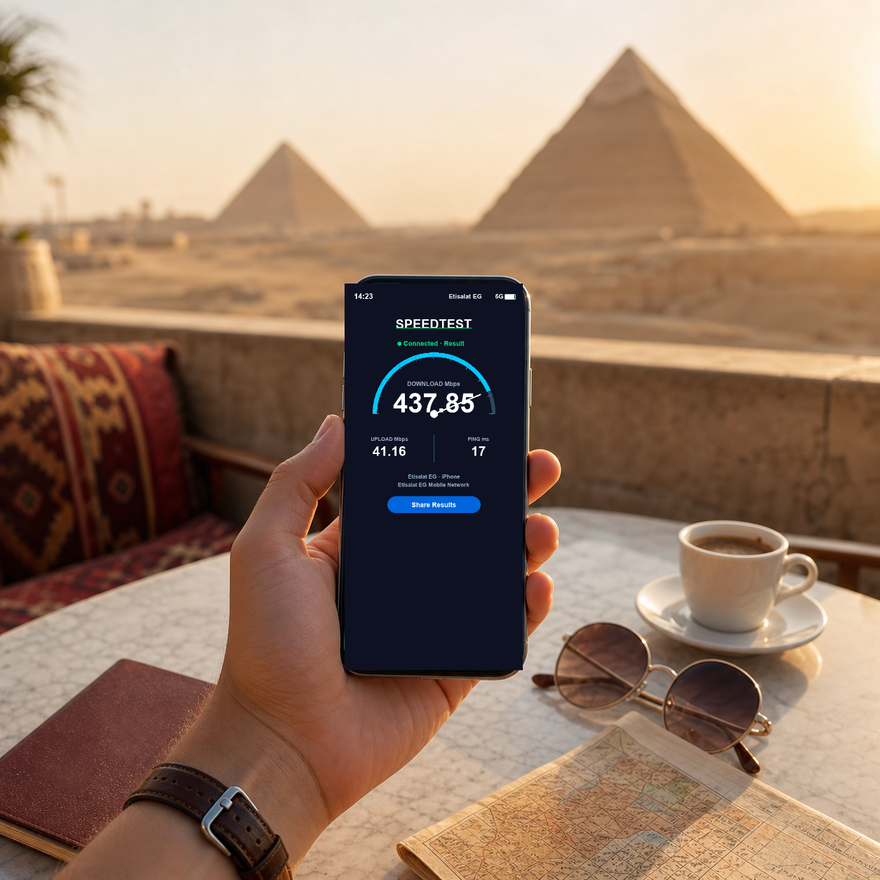【eSIM】埃及上網卡｜每日500MB輕量型｜Etisalat電信｜實測網速 SIM88-UGC-POS2